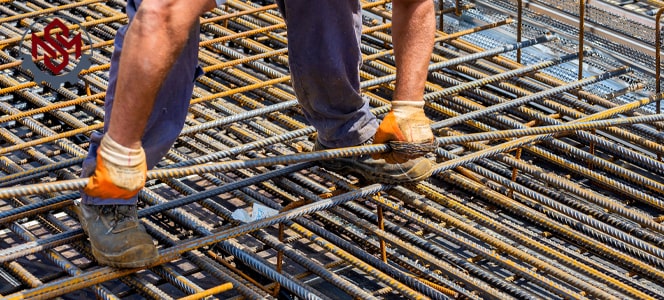 حداکثر فاصله آزاد بین میلگردها